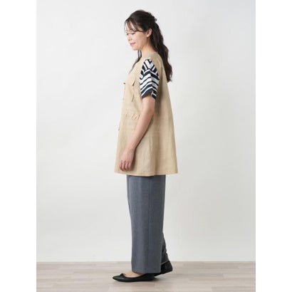レリアンプラスハウス Leilian PLUS HOUSE 【店頭人気】ドロストロングベスト【ROCHAS Premiere】 （ベージュ）｜詳細画像