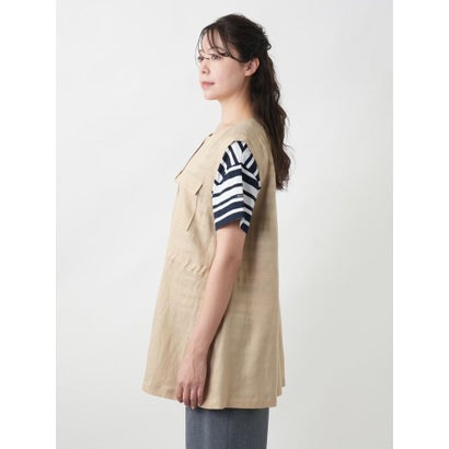 レリアンプラスハウス Leilian PLUS HOUSE 【店頭人気】ドロストロングベスト【ROCHAS Premiere】 （ベージュ）｜詳細画像