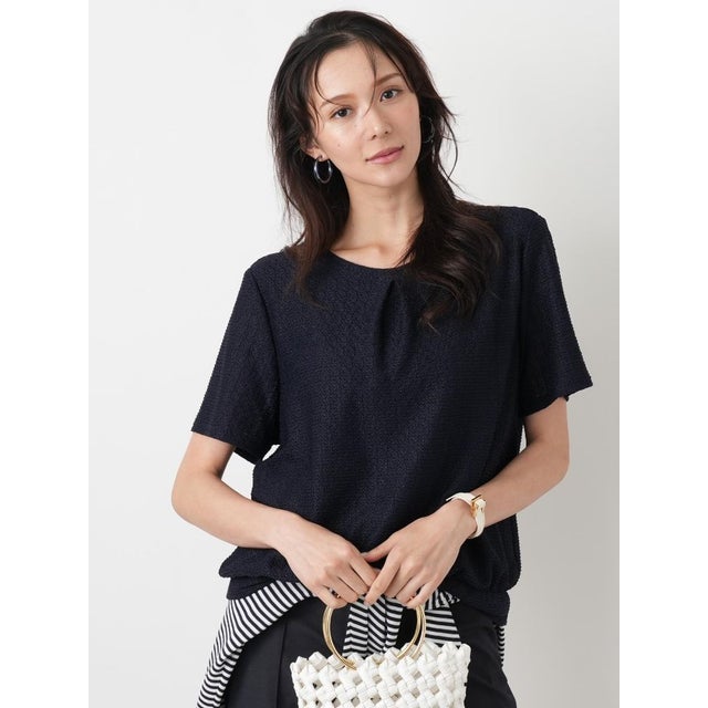 カットソー【ライトオケージョン】 （ネイビー）