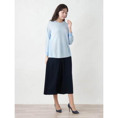 レリアンプラスハウス Leilian PLUS HOUSE 【店頭人気】洗えるニット （ラベンダー）｜詳細画像