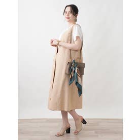 ジャンパースカート【Leilian WHITE LABEL】 （ベージュ）