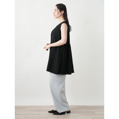 レリアンプラスハウス Leilian PLUS HOUSE 【店頭人気】Vネックベスト【プラス企画】 （モスグリーン）｜詳細画像