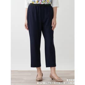 【店頭人気】クロップドパンツ （ネイビー）