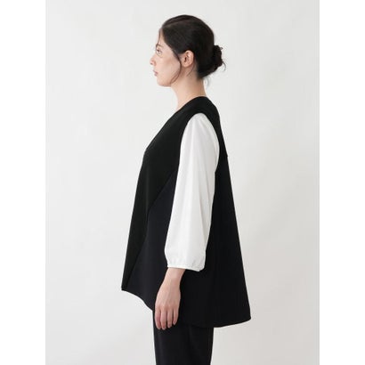 ベスト【Leilian WHITE LABEL】 （ブラック）｜詳細画像