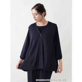 ベスト【Leilian WHITE LABEL】 （ネイビー）