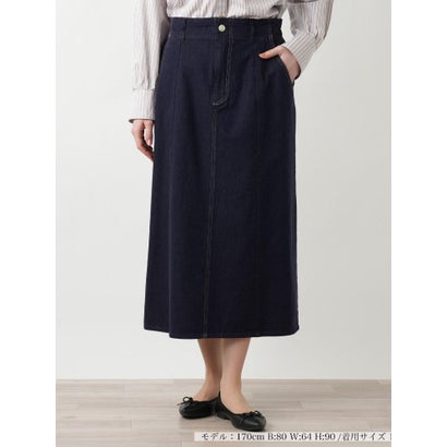 レリアンプラスハウス Leilian PLUS HOUSE 【店頭人気】デニムスカート【L JEANS】 （ネイビー）｜詳細画像