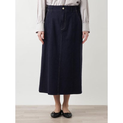 レリアンプラスハウス Leilian PLUS HOUSE 【店頭人気】デニムスカート【L JEANS】 （ネイビー）｜詳細画像