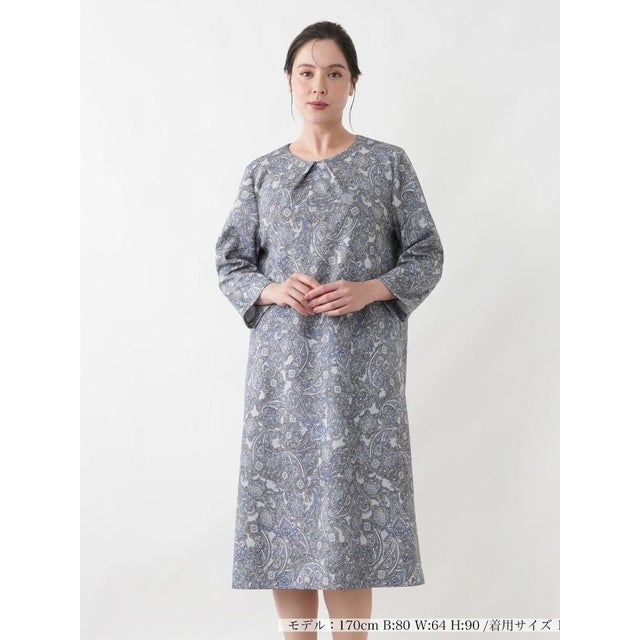 ワンピース【Leilian WHITE LABEL】 （ロイヤルブルー）