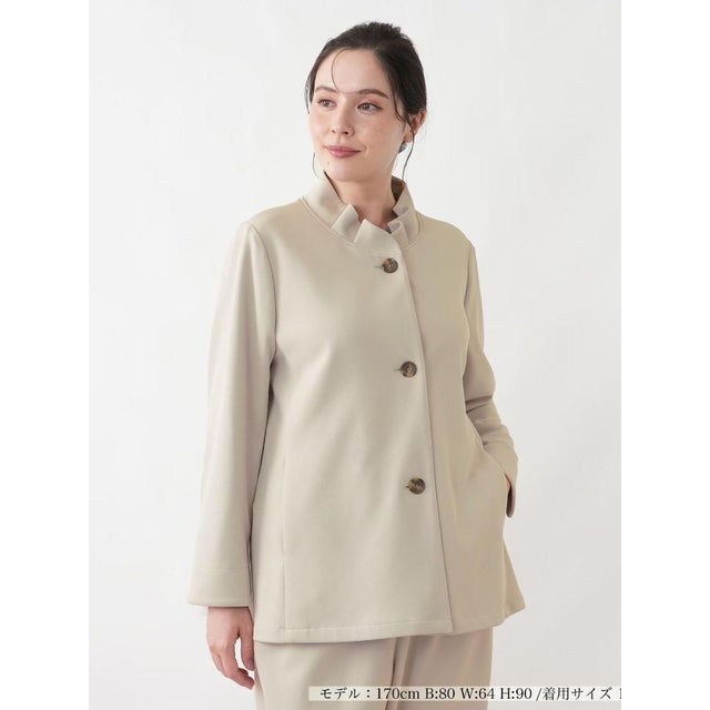 ジャケット【Leilian WHITE LABEL】 （アイボリー系）