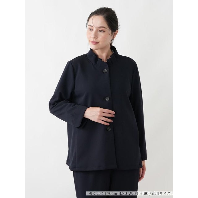ジャケット【Leilian WHITE LABEL】 （ネイビー）