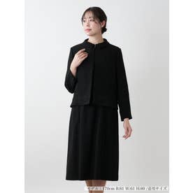 【店頭人気】ワンピースアンサンブル （ブラック）
