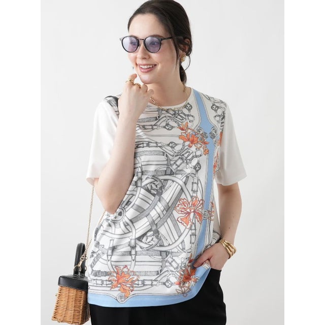 【店頭人気】Tシャツ【Rich 1-mile】 （サックスブルー）