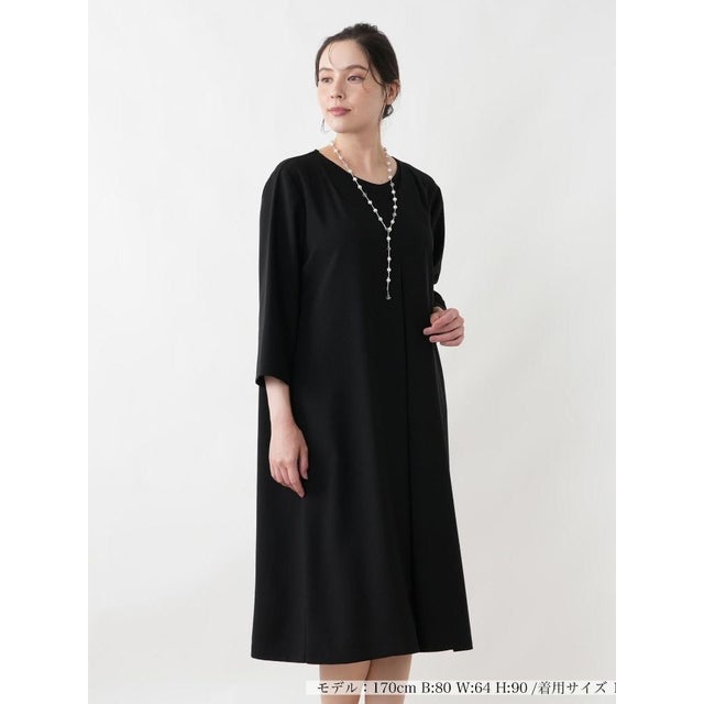 ワンピース【Leilian WHITE LABEL】【ライトオケージョン】 （ブラック）