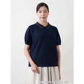 セーター【Leilian WHITE LABEL】 （ネイビー）