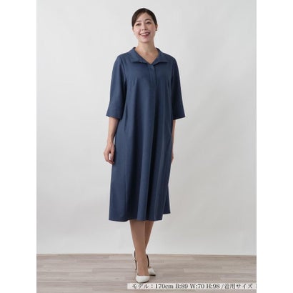 ワンピース【Leilian WHITE LABEL】 （ネイビー系）｜詳細画像