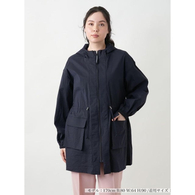 【店頭人気】フーデッドジャケット【MUSE BY ROCHAS Premiere】 （ネイビー）