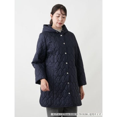 レリアンプラスハウス Leilian PLUS HOUSE コート （ネイビー）｜詳細画像