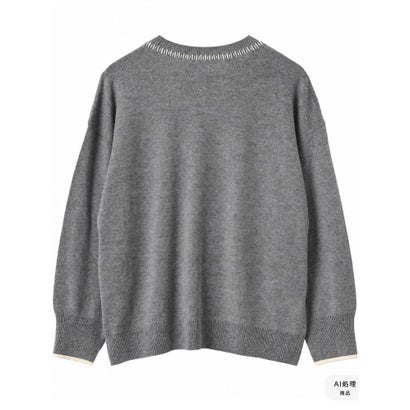 レリアンプラスハウス Leilian PLUS HOUSE セーター-Leilian WHITE LABEL （イエロー）｜詳細画像