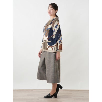 レリアンプラスハウス Leilian PLUS HOUSE ニットジャケット【ROCHAS Premiere】 （ネイビー）｜詳細画像