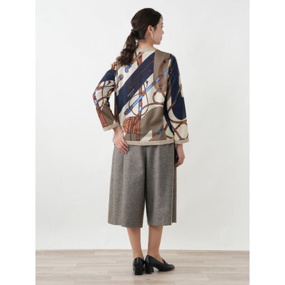 レリアンプラスハウス Leilian PLUS HOUSE ニットジャケット【ROCHAS Premiere】 （ネイビー）｜詳細画像