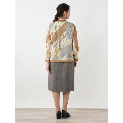 レリアンプラスハウス Leilian PLUS HOUSE ニットジャケット【ROCHAS Premiere】 （ネイビー）｜詳細画像