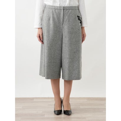 レリアンプラスハウス Leilian PLUS HOUSE ガウチョパンツ （ダークブラウン）｜詳細画像