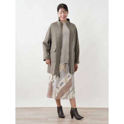 レリアンプラスハウス Leilian PLUS HOUSE コート-Leilian WHITE LABEL （ネイビー系）｜詳細画像