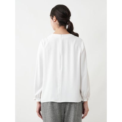 レリアンプラスハウス Leilian PLUS HOUSE ブラウス-Leilian WHITE LABEL （レッド）｜詳細画像