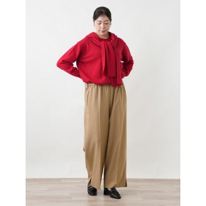 レリアンプラスハウス Leilian PLUS HOUSE パンツ （キャメル）｜詳細画像