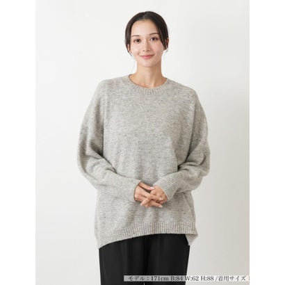 レリアンプラスハウス Leilian PLUS HOUSE セーター【TRICOT PERUGIA】 （アッシュグレー）｜詳細画像