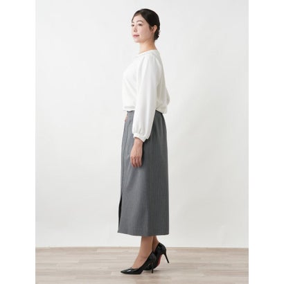 レリアンプラスハウス Leilian PLUS HOUSE スカート【NEMIKA】 （アッシュグレー）｜詳細画像