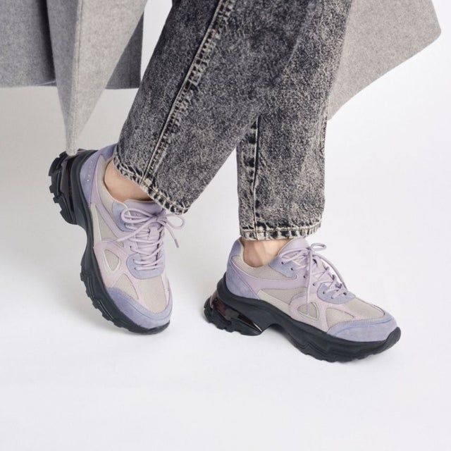 【WEB限定色】Diphda/ディフダ（Purple）スウェードボリュームスニーカー