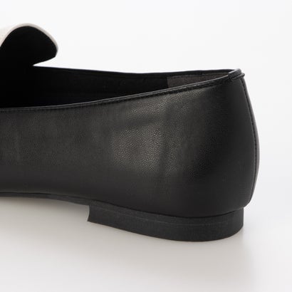 【レイン対応】スリムスクエアクッションローファー(LRP133) （BLACK/C）｜詳細画像