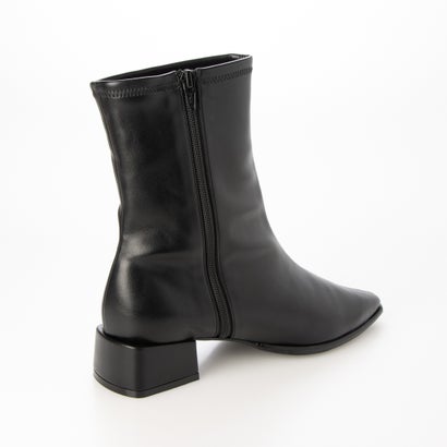 【26AW】【レイン対応】スリムスクエアショートブーツ(LRP157) （BLACK）｜詳細画像