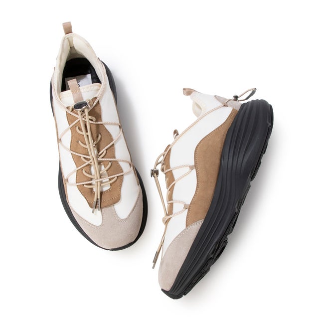 【26AW】軽量厚底ソフトフレックススニーカー(L155) （BEIGE-Z）