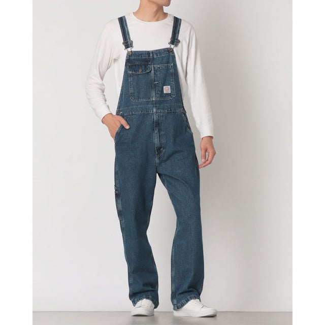 WORKWEAR LOOSEオーバーオール ミディアムインディゴ （Dark Indigo - Flat Finish）