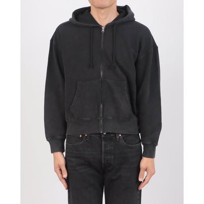 リーバイス LEVI'S HAYES BOXY フルジップ スウェットシャツ （Blacks）｜詳細画像