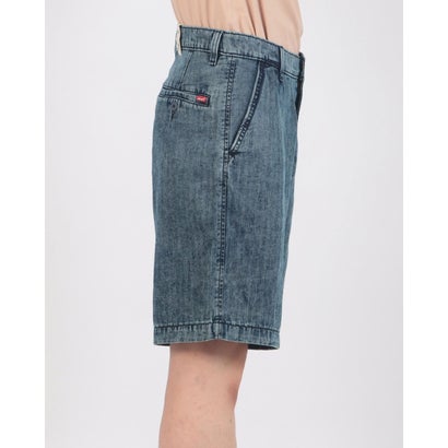 バギープリーツショーツ ミディアムインディゴ （Medium Indigo - Worn In）｜詳細画像