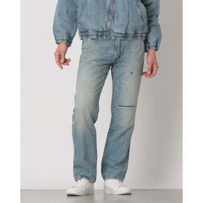 555(TM) リラックスストレート ジーンズ ライトインディゴ （Light Indigo - Worn In）｜詳細画像