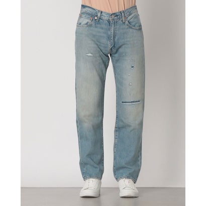 555(TM) リラックスストレート ジーンズ ライトインディゴ （Light Indigo - Worn In）｜詳細画像