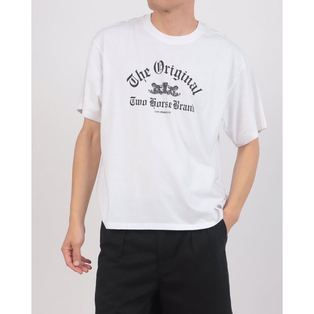 グラフィックボックスTシャツ （Whites）