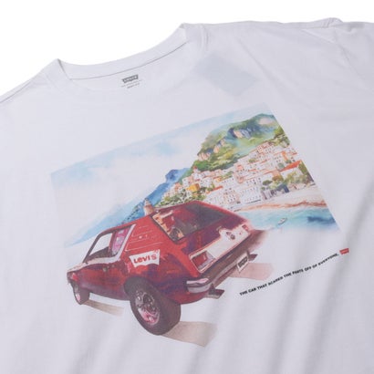 グラフィックボックスTシャツ （Whites）｜詳細画像