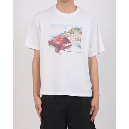 グラフィックボックスTシャツ （Whites）｜詳細画像