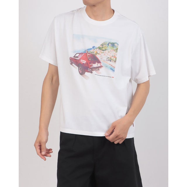 グラフィックボックスTシャツ （Whites）