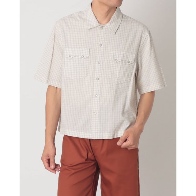 ショートスリーブ ボックスウエスタンシャツ （Whites）