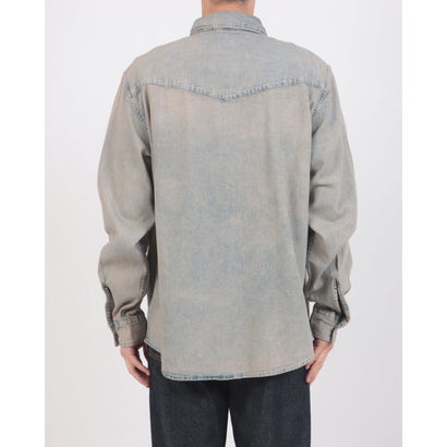リラックスフィット ウエスタンシャツ （Medium Indigo - Worn In）｜詳細画像