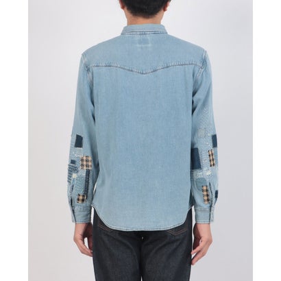 501(R) DAY SPECIAL COLLECTION リラックスフィット ウエスタンシャツ （Light Indigo - Flat Finish）｜詳細画像