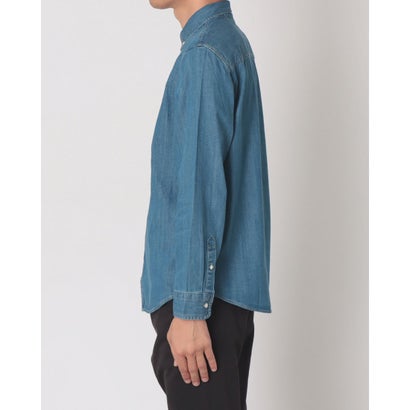 オーセンティック ボタンダウンシャツ ミディアムインディゴ （Medium Indigo - Flat Finish）｜詳細画像