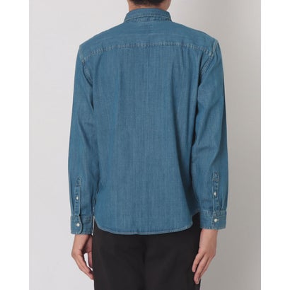 オーセンティック ボタンダウンシャツ ミディアムインディゴ （Medium Indigo - Flat Finish）｜詳細画像