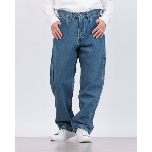 568（TM） STAY LOOSE カーペンター ミディアムインディゴ STONEWASH （Medium Indigo - Flat Finish）
